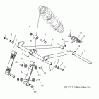 800 RMK ASSAULT 155 ALL OPTIONS - S12CN8/CY8 Реактивная штанга передняя