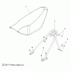 800 SWITCHBACK/ES - S12BR8GSA/GSL Body, seat mounting