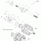 600 RMK 144/ES/INTL/155/ES ALL OPTIONS - S12CK6/CM6 Приводной вал и промежуточный