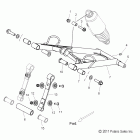 800 SWITCHBACK PRO-R/ES/SC/SP/INTL ALL OPTIONS- S12BS8/BC8 Реактивная штанга передняя