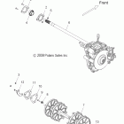 600 WIDETRAK IQ/INTL - S12PU6NSL/NEL Drive train, driveshaft asm. and jackshaft asm.