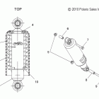 550 SHIFT 136/ES/CND ES/CND ES INTL - S12PR5BSA/BSL/PS5BSL/BEL Suspension, shock, front track, cdn, intl (7043715)