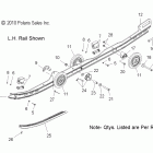 600 WIDETRAK IQ/INTL - S12PU6NSL/NEL Suspension, rails