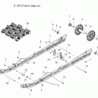 800 PRO RMK 155/163/ES/INTL ALL OPTIONS - S11CG8/CH8 Подвеска задняя