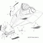 600 IQ LXT/INTL - S11PT6HSL/HEL Body, hood screens and hinge asm.