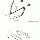 800 PRO RMK 155/163/ES/INTL ALL OPTIONS - S11CG8/CH8 Передние и задние световые приборы