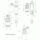 600 RUSH PRO-R/ES/RETRO ALL OPTIONS - S11BP6/BE6 Suspension, shock, front