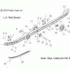 600 WIDETRAK IQ/INTL - S11PU6MSL/MEL Suspension, rails