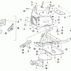 M 800 Передний бампер и рама