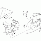 F 1100 LXR Ветровое стекло и панель инструментов