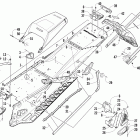 XF 800 LXR Тунель ,задний бампер и брызговик