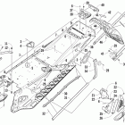 F 800 SP Тунель ,задний бампер и брызговик