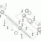 TZ1 LXR Задняя подвеска.  амортизатор (lxosr)