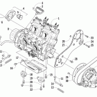 F 800 SP Опора двигателя и вариатор