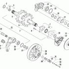F 1100 SP Вал приводной трака и тормоза