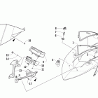 F 1100 SP Ветровое стекло и панель инструментов