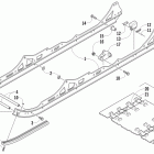 Bearcat Z1 XT GS (S2012BCNWGUSO) Orange Рельс скольжения и гусеница