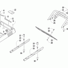 Bearcat Z1 XT GS (S2012BCNWGUSO) Orange Задний бампер , багажник