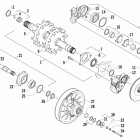 F 800 SP Вал приводной трака и тормоза