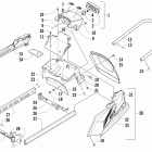 TZ1 Задний бампер, багажник, брызговик и задний фонарь (tous...
