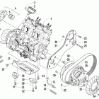 M 800 Опора двигателя и вариатор