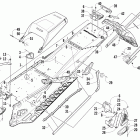 XF 1100 LXR Тунель ,задний бампер и брызговик