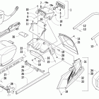 TZ1 LXR Задний бампер, багажник, брызговик и задний фонарь (lxus...