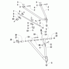 F 1100 SP Рычаги подвески и стабилизатор