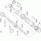 F 1100 SP Задняя  подвеска, передний амортизатор