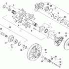 M 800 Вал приводной трака и тормоза