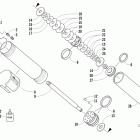 M 800 HCR Задняя подвеска ,задний амортизатор