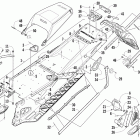 F 1100 LXR Тунель ,задний бампер и брызговик