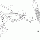 M 800 Задняя подвеска , амортизатор