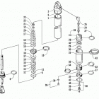 Z 440 SNO-PRO Rear suspension - rear arm shock absorber