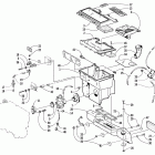 Panther 340 Carburetor, fuel pump, and air silencer assembly