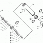 ZRT 600 Задняя подвеска ,задний амортизатор