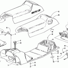 Jag 340 DLX Топливный бак ,сиденье и задний фонарь