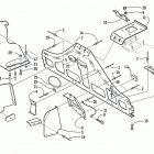 ZR 440 SNO-PRO Крепление рулевого управления