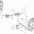 ZRT 800 - GREEN Dropcase chain tension assembly