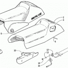 ZR 600 EFI Seat and taillight assembly