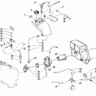 BEARCAT 340 - 136 IN. Карбюратор, топливный насос, масляный бак, и глушитель