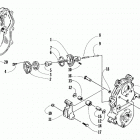 Z 440 Dropcase chain tension assembly