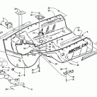 Z 440 SNO-PRO Обтекатель и передний бампер