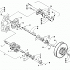 ZL 500 Вал приводной трака и тормоза