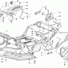 BEARCAT 440 Передняя рама, подножки и защитный кожух
