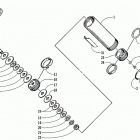 THUNDERCAT MC Задняя  подвеска, передний амортизатор