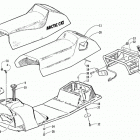 POWDER SPECIAL 700 Топливный бак ,сиденье и задний фонарь