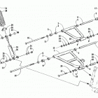 JAG 440 DLX Передняя подвеска и амортизатор