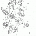 ZR 700 Поршень и коленвал