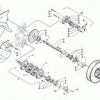 ZR 440 SNO-PRO Вал приводной трака и тормоза